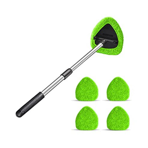 Car Windshield Cleaning Tool Set – Extendable & 180° Rotatable