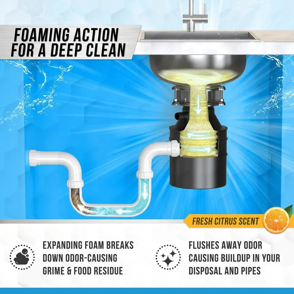 QIAWI™-Garbage Disposal Cleaner & Deodorizer Tablets - 24 Pack