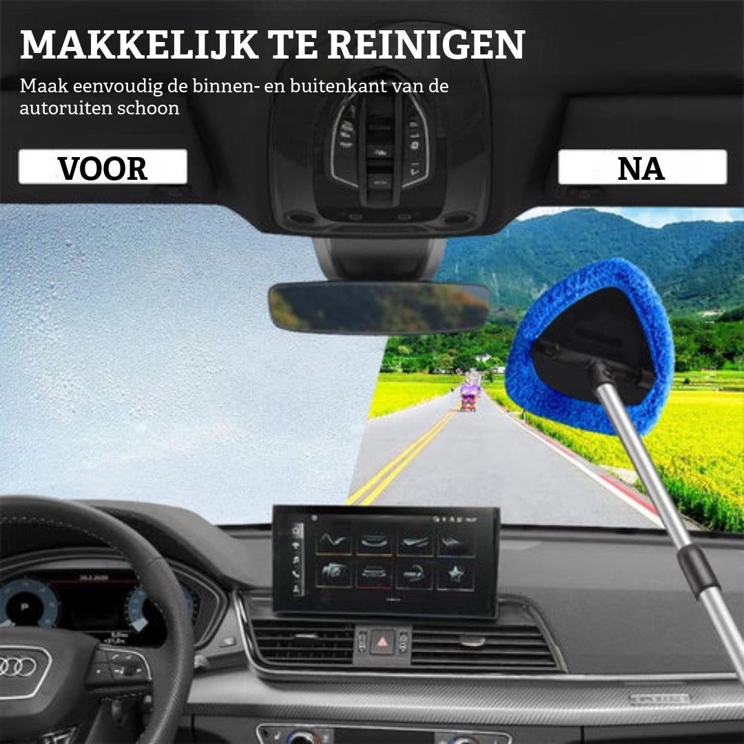 Car Windshield Cleaning Tool Set – Extendable & 180° Rotatable