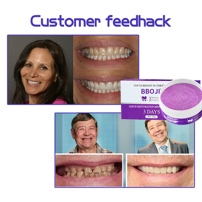 BBOJI™  Teeth Restoration Mineral Powder🦷(CDA recommended)👩‍⚕️(Treats periodontitis and mouth ulcers, prevents tooth loss, and repairs gum recession)