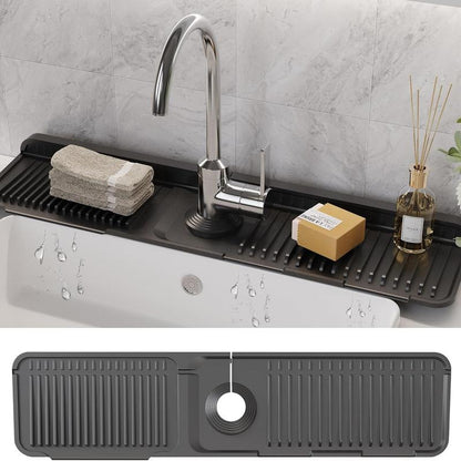 QIAWI ™-2025 New Foldable Faucet Splash Guard with Drainage – Easy to Use & Reusable