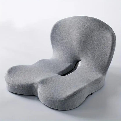 SKAVIX Ergonomic Memory Foam Seat Cushion for Back and Leg Pain Relief