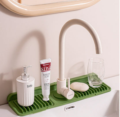 QIAWI ™-2025 New Foldable Faucet Splash Guard with Drainage – Easy to Use & Reusable