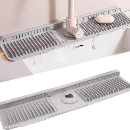 QIAWI ™-2025 New Foldable Faucet Splash Guard with Drainage – Easy to Use & Reusable