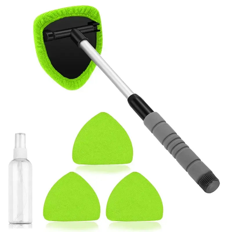 Car Windshield Cleaning Tool Set – Extendable & 180° Rotatable