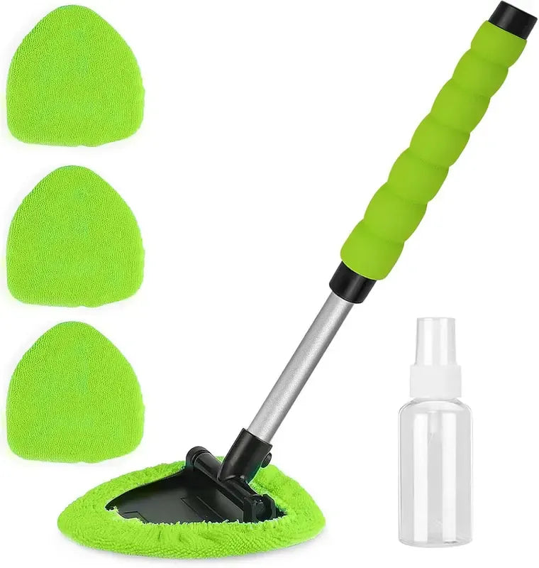 Car Windshield Cleaning Tool Set – Extendable & 180° Rotatable