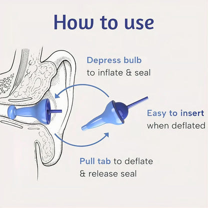 💥2025 NEW DESIGN-👂The World's First Fluid Inflatable Earplug